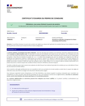 Nouveau CEPC -Auto-école CER Porte des Lilas Paris 20